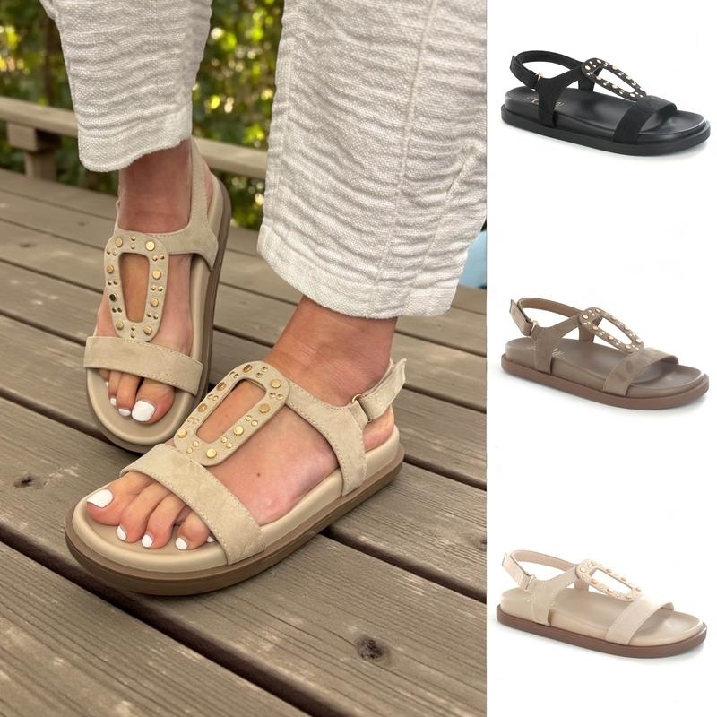 Comfort Memory Foam Strapped Sandals
