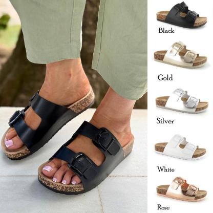 Women's Memory Foam Adjustable Buckles Sandals