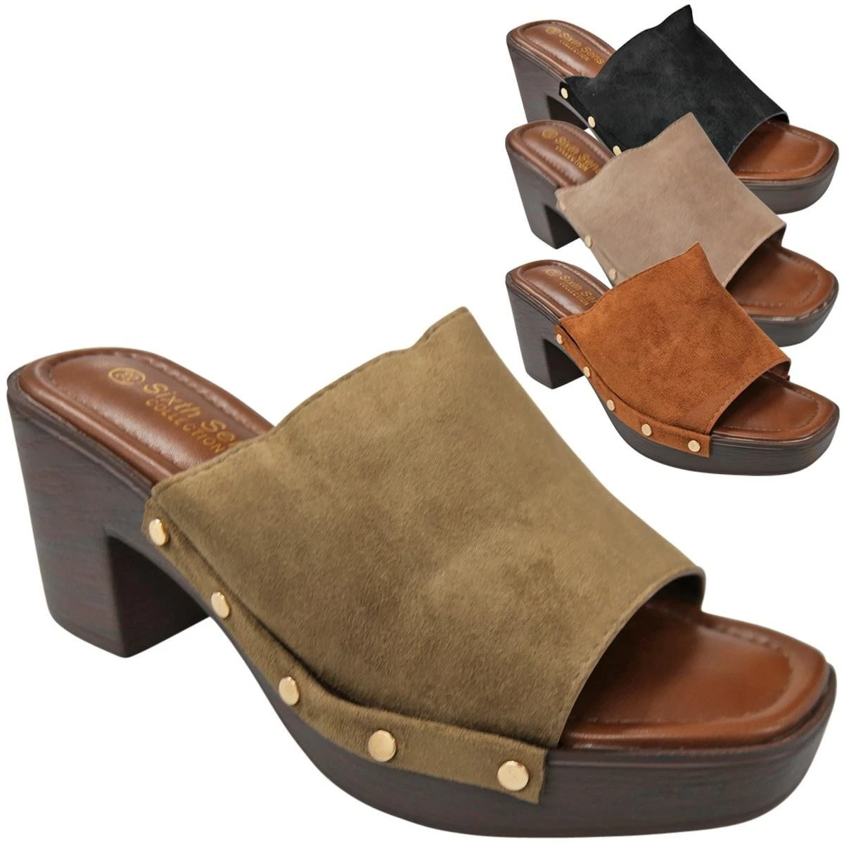 Women's Open Toe Mid Heel