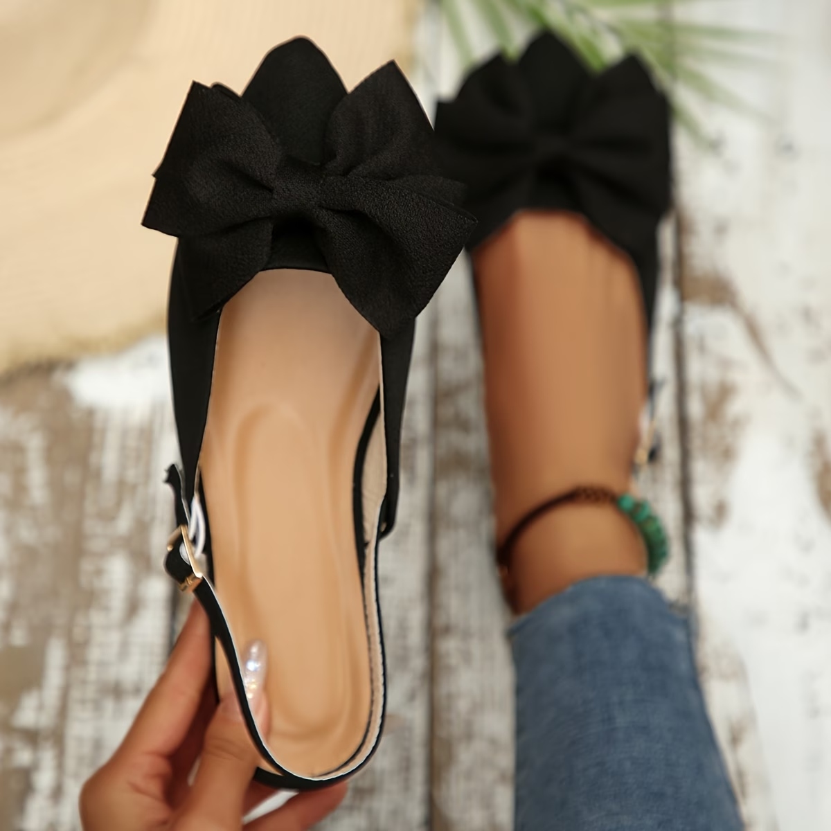 Women's Stylish Bow Mules