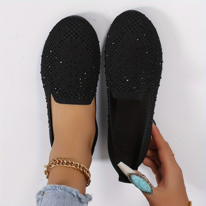 Women's Rhinestone Flat Shoes
