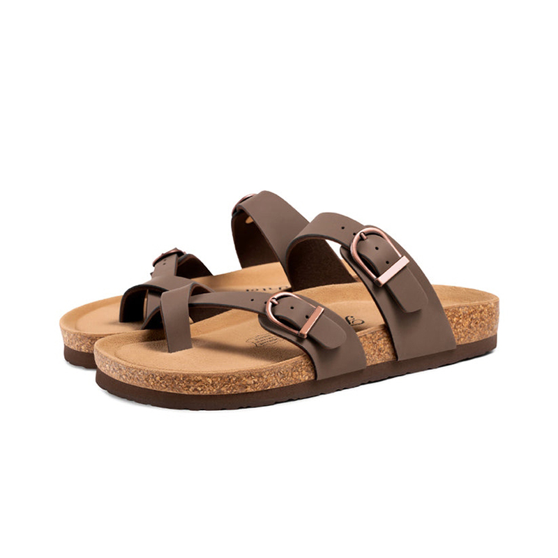 Women's Soft Cork Footbed Slide Sandals