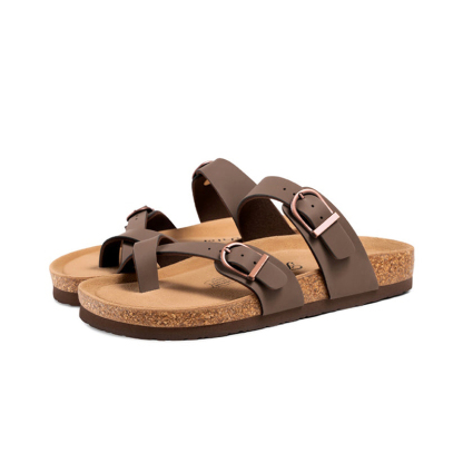 Women's Soft Cork Footbed Slide Sandals
