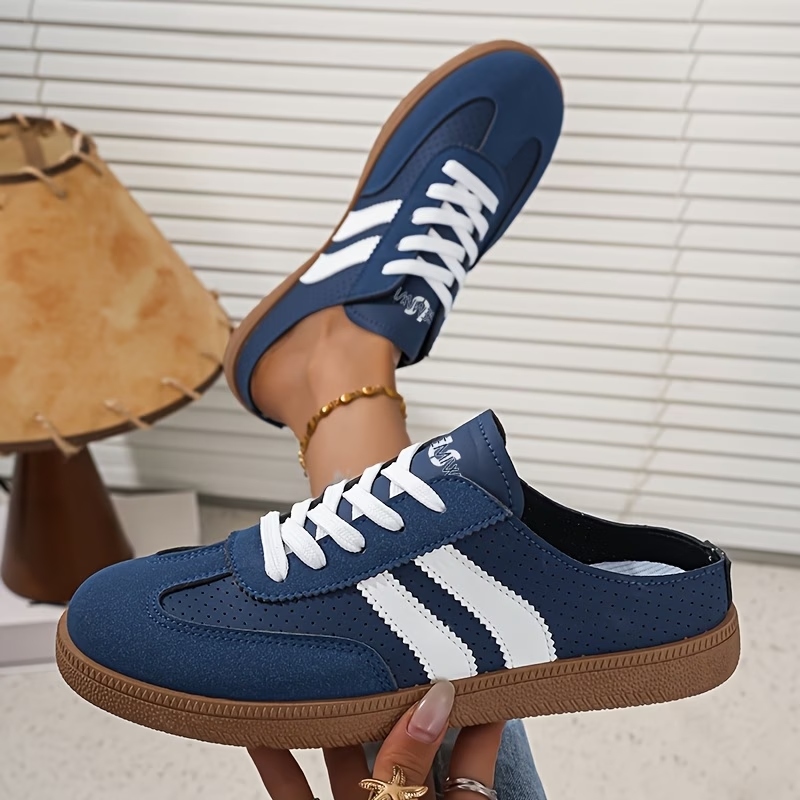 Women's Classic Striped Lazy Shoes