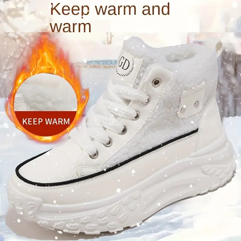 Cozy Fleece-Lined Winter Snow Boots