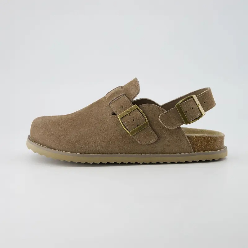 Brooklyn Genuine Suede Slingback Clogs