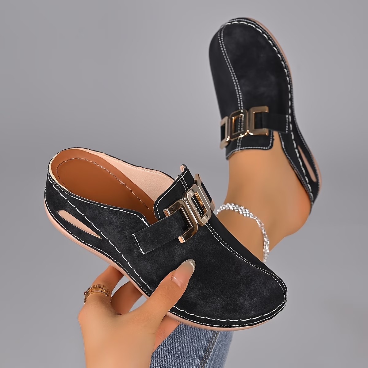 Women's Stylish Step-On Sandals