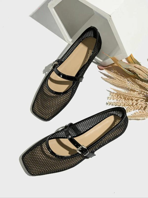 Women's Hollow Out Mary Jane Flats