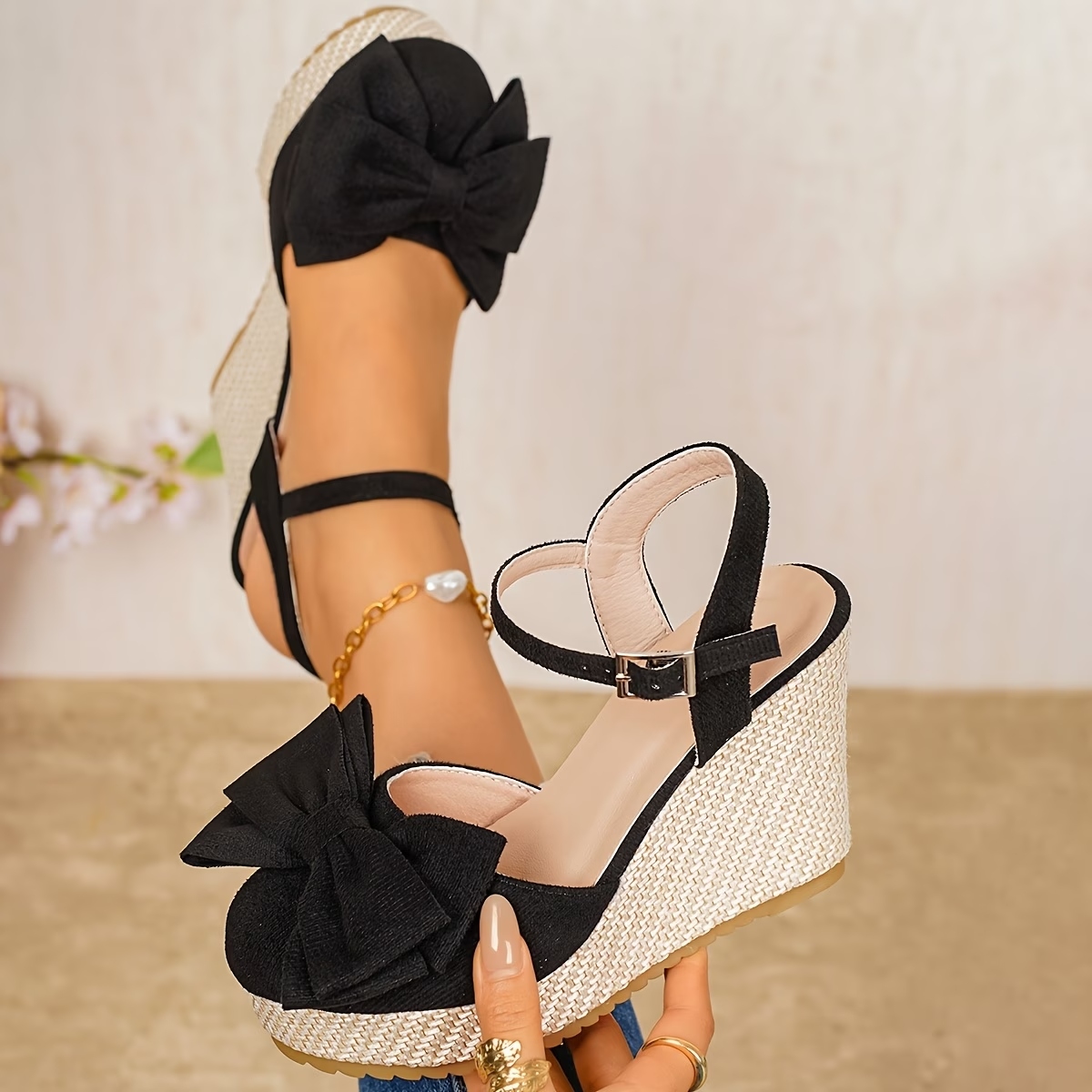 Women's Bohemian Ethnic Wedge Sandals