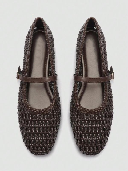 Women's Braided Mary Jane Loafers