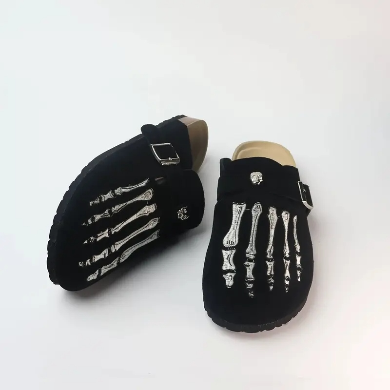 Punk Slip-On Mule Slides