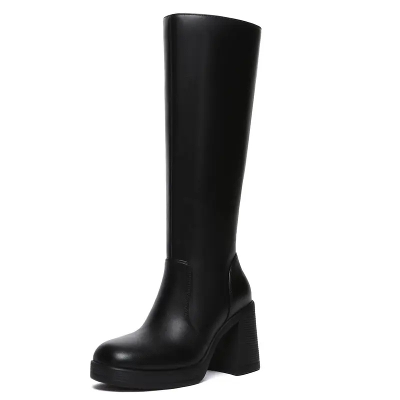 Women's BTC Leather Platform Boots