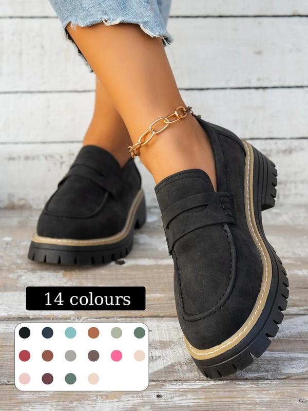Women's Thick Sole Modern Loafers