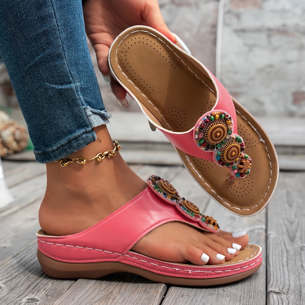 Women's Bohemian Wedge Sandals