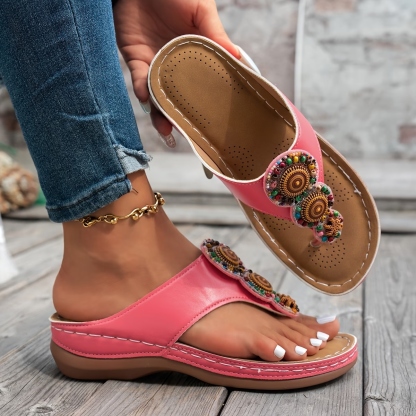 Women's Bohemian Wedge Sandals