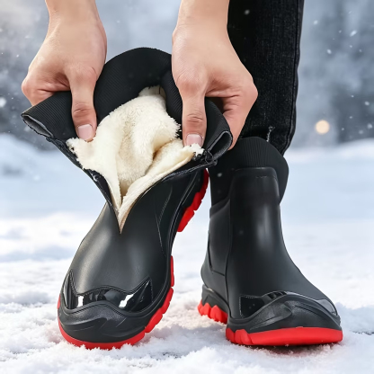 New Couple Warm Rain Boots