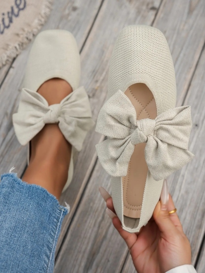 Women's Knit Mary Jane Shoes