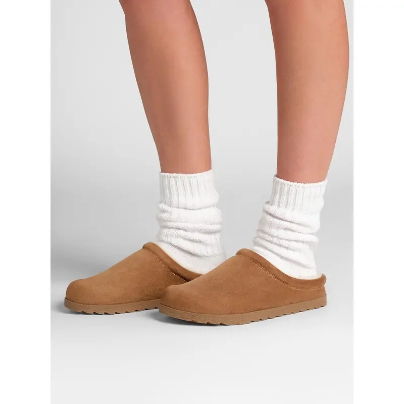 Women's Comfy Faux Suede Slippers