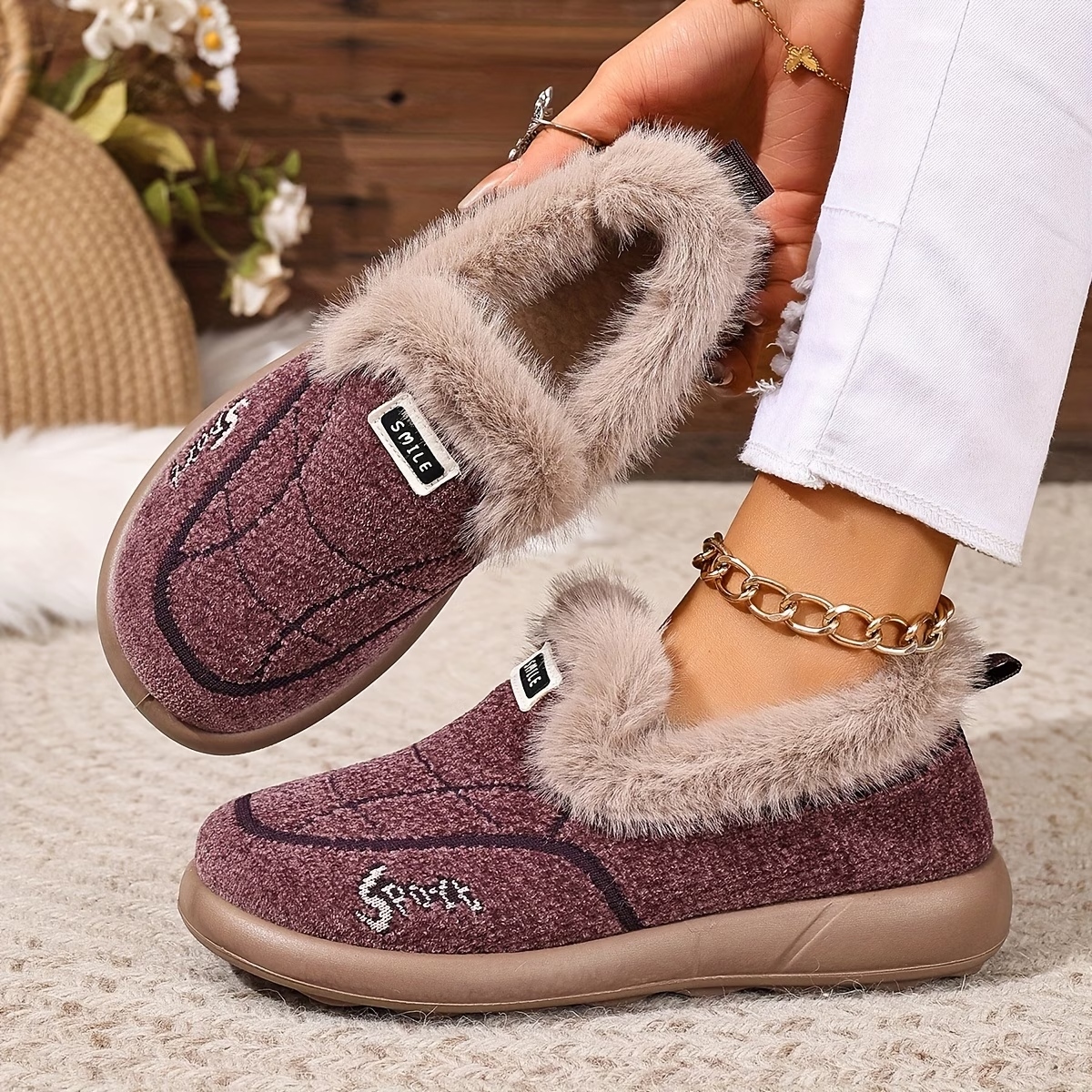Women's Durable Home Short Boots