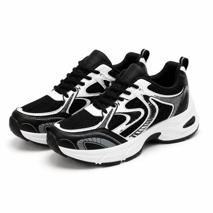 Women's Lace-Up Walking Sneakers