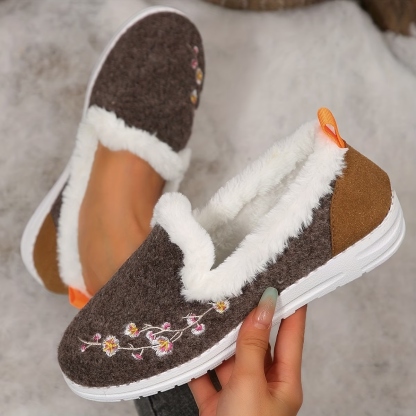 Women's Velvet Short Boots