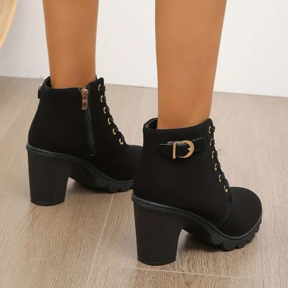 Women's Retro Chic Ankle Boots