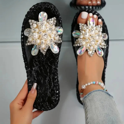 Women's Elegant Open-Toe Slide Sandals