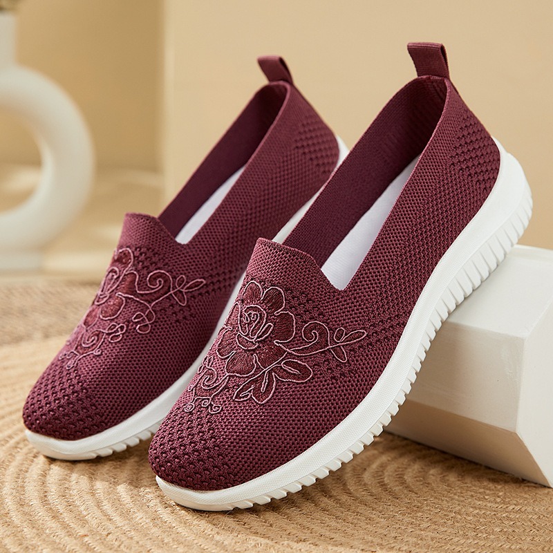 Women's Rose Breathable Flat Shoes