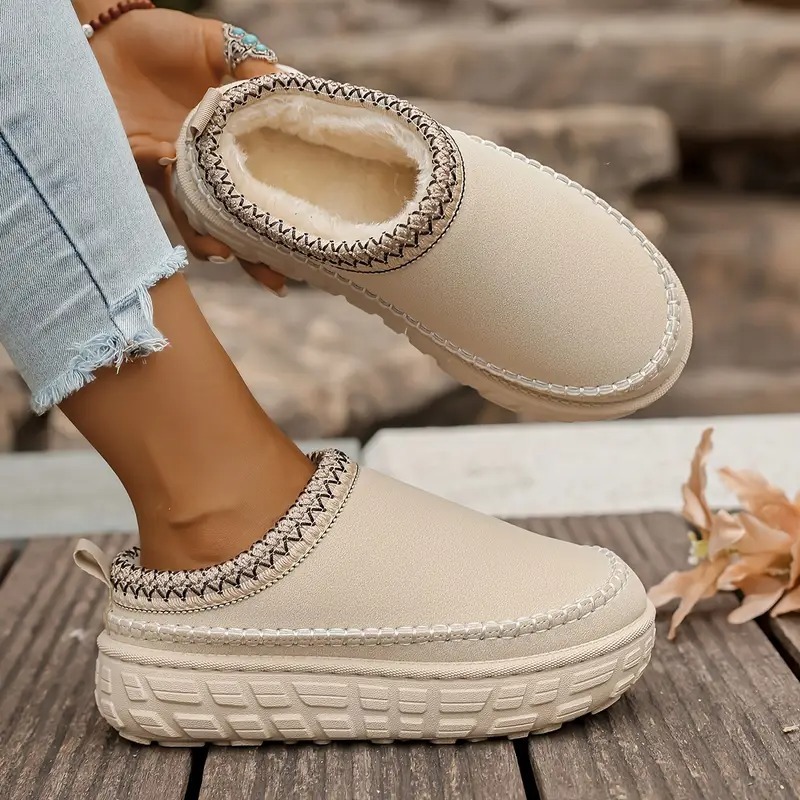 Women's Slip-On Moccasin Platform Shoes