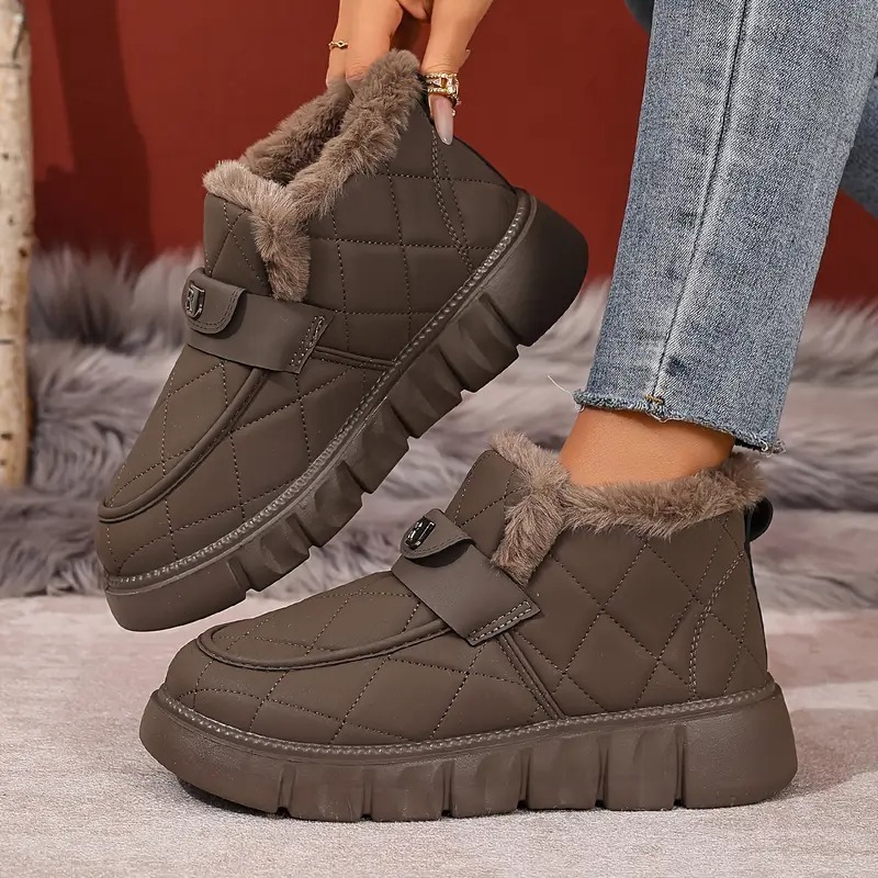 Women's Thick Waterproof Snow Boots