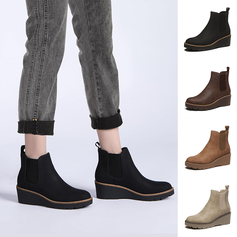 Women's Chelsea Wedge Boots