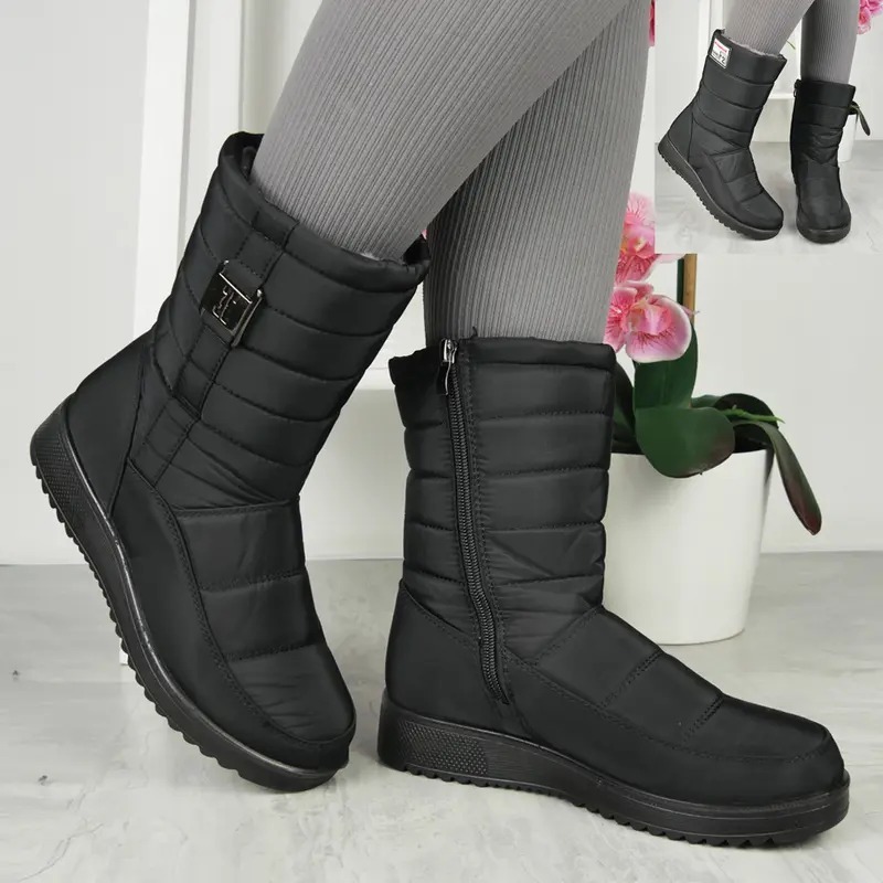 Warm Lined Water Resistant Snow Boots
