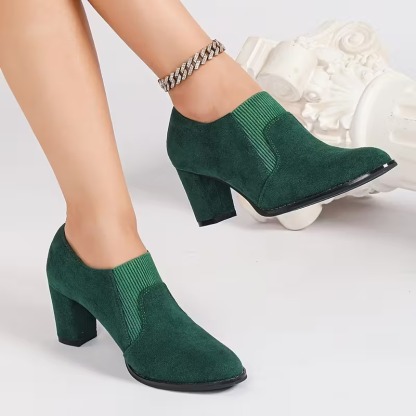 Women's Vintage Chunky Heels