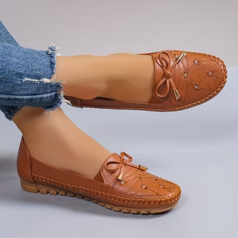 Ladies Casual Flat Penny-loafer