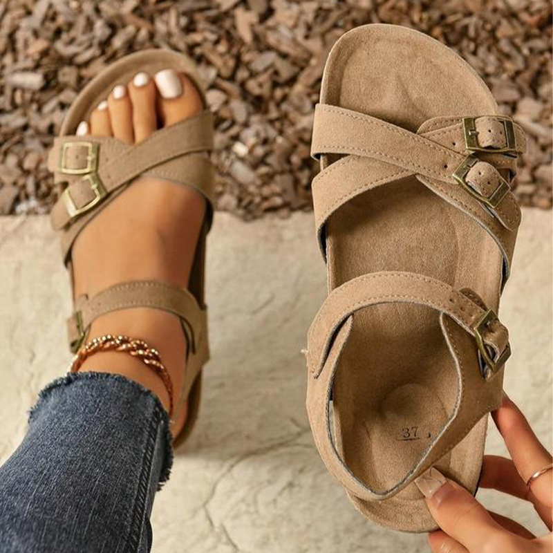 Women's Ankle Strap Flat Sandals