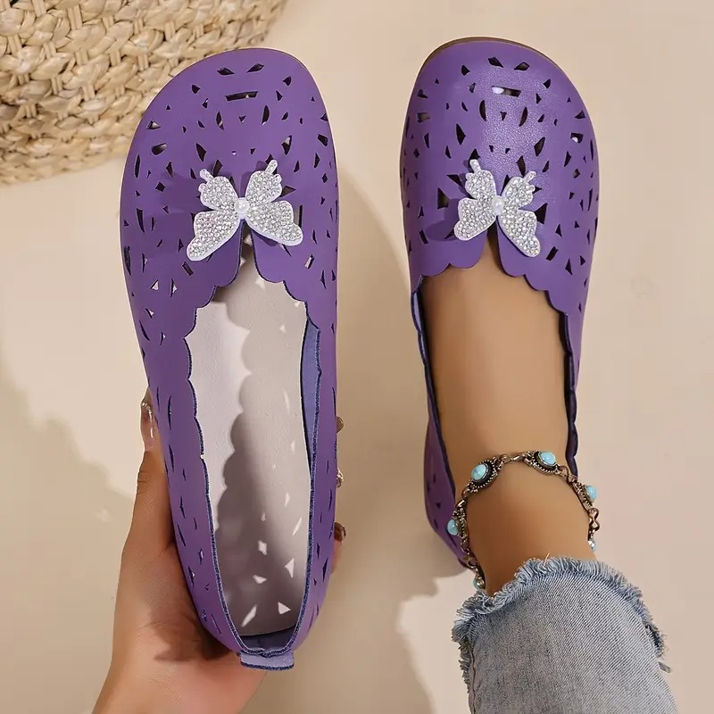 Jeweled Bow All-Season Flats