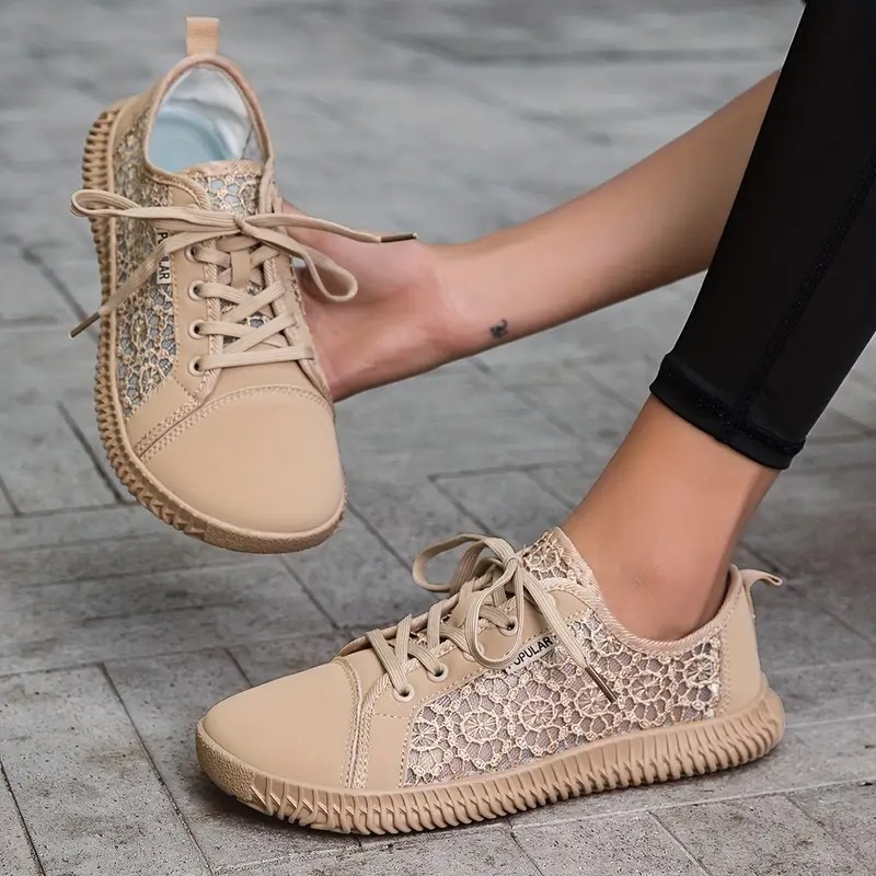 Breathable Mesh Fabric Slip-on Loafers