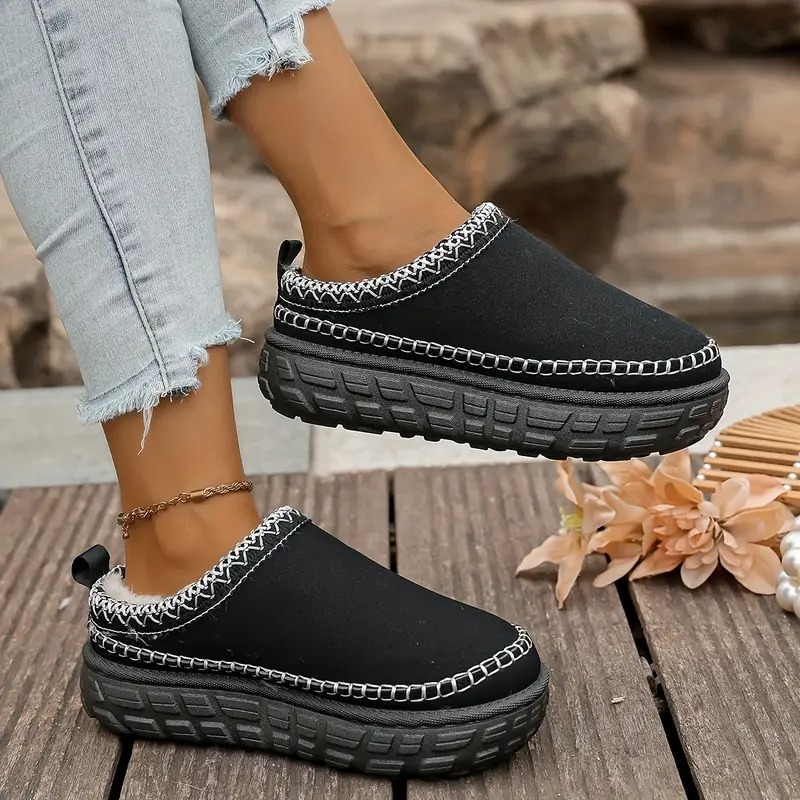 Women's Slip-On Moccasin Platform Shoes