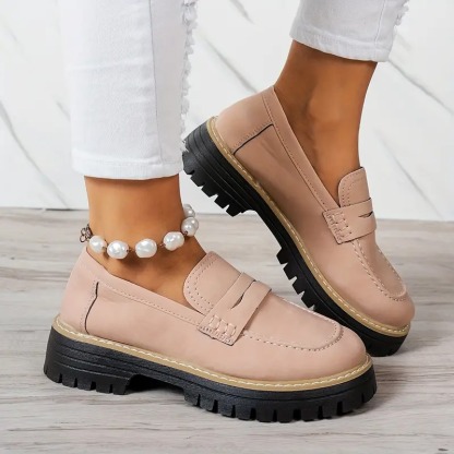 Women's Elegant Thick-soled Loafers