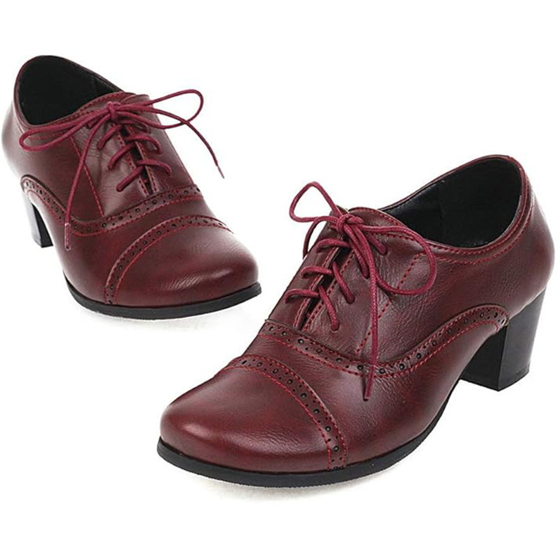 Women's Lace-Up Deep-Cut Ankle Boots