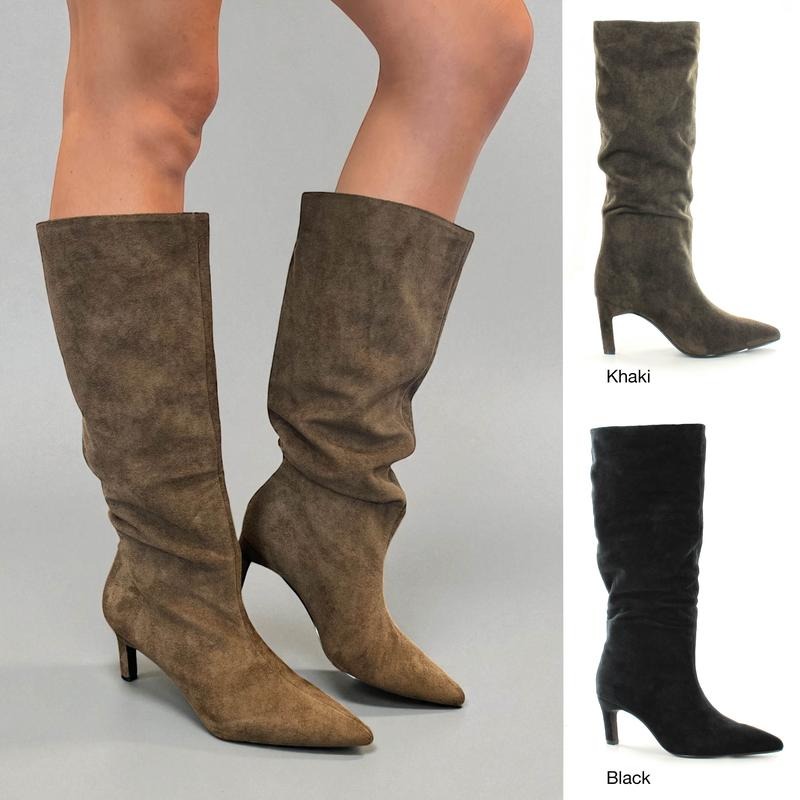 Women's Slouch Low Heeled Boot