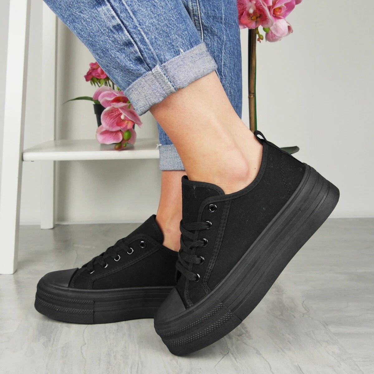 Women's Platform High Heel Gym Pumps