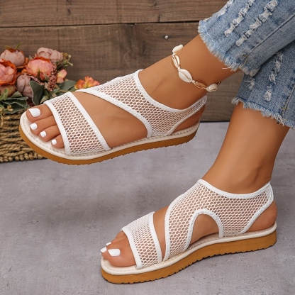 Women's Cross-border Mesh Flats