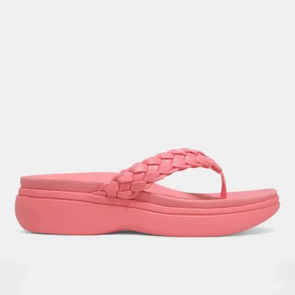 Women's Braided Platform Flip-Flops