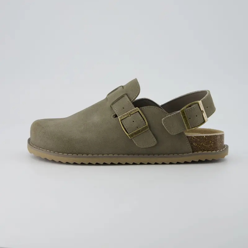 Brooklyn Genuine Suede Slingback Clogs