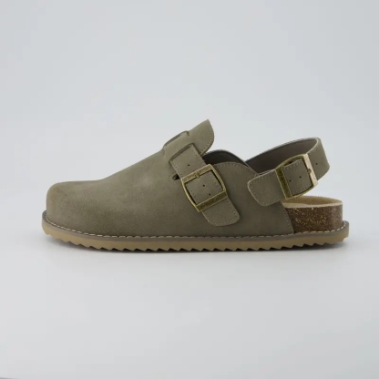 Brooklyn Genuine Suede Slingback Clogs