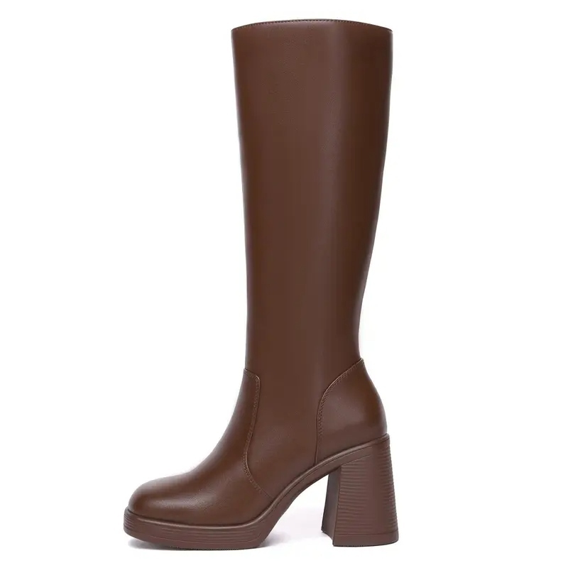Women's BTC Leather Platform Boots