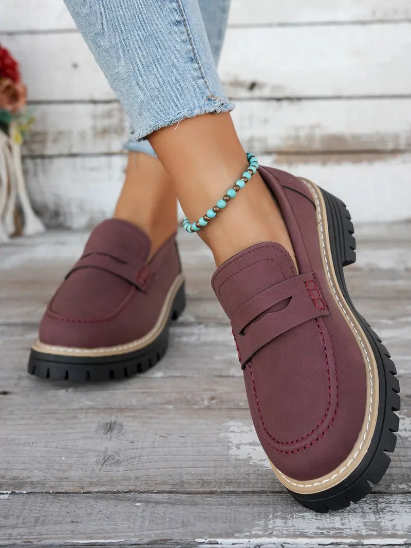 Women's Thick Sole Modern Loafers