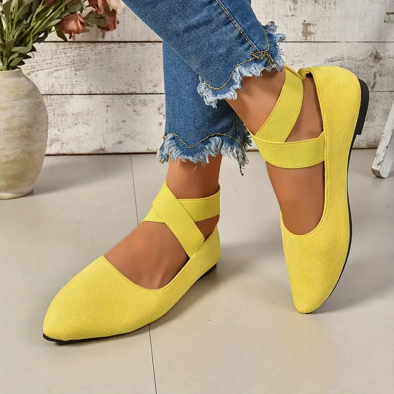 Women's Solid Color Trendy Flats