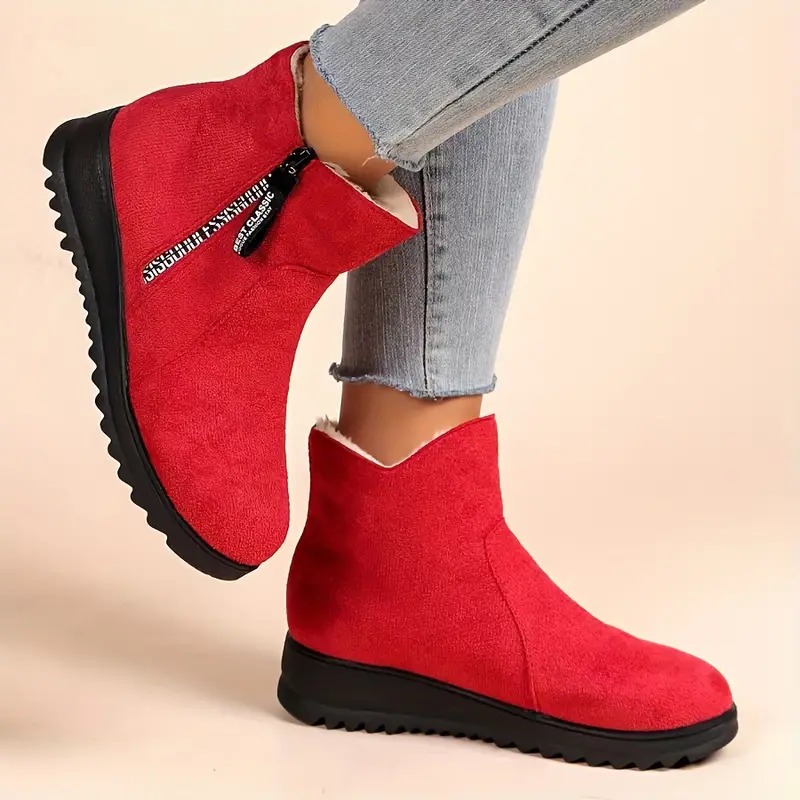 Winter Chic Plush Snow Boots